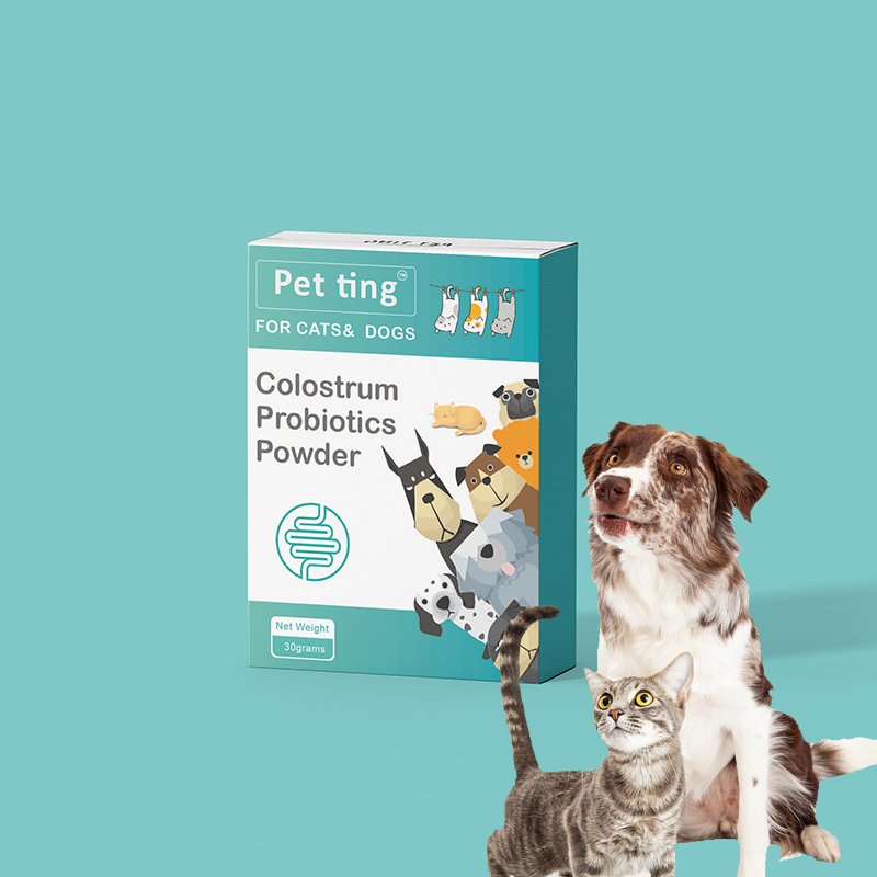 สารเติมแต่งอาหารสัตว์ Multistratic Probiotics ผงโปรไบโอติก Colostrum สำหรับสัตว์เลี้ยง